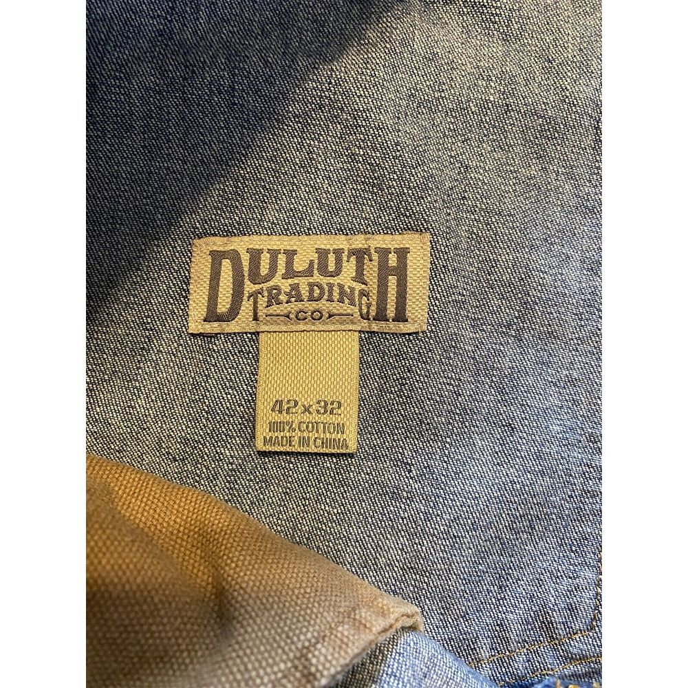 Duluth Trading 42 x 32 Ballroom Straight Stonewashed Denim Jeans 64012 - Picture 3 of 6